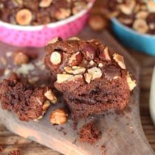 Brownies aux noix, noisettes et beurre demi-sel Echiré