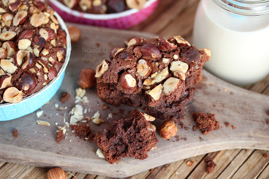 Dessert Gourmand - Brownies Aux Noix Et Noisettes