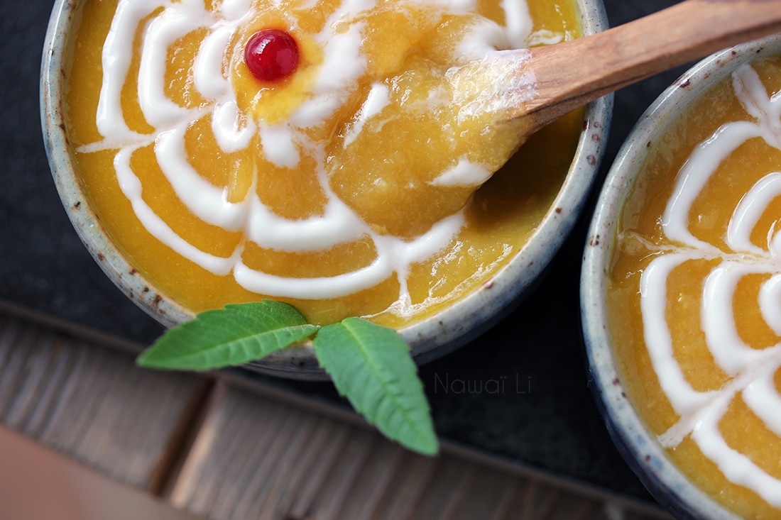 Compote De N Fles Pommes Et Mangue Pour Gourmands Vegan