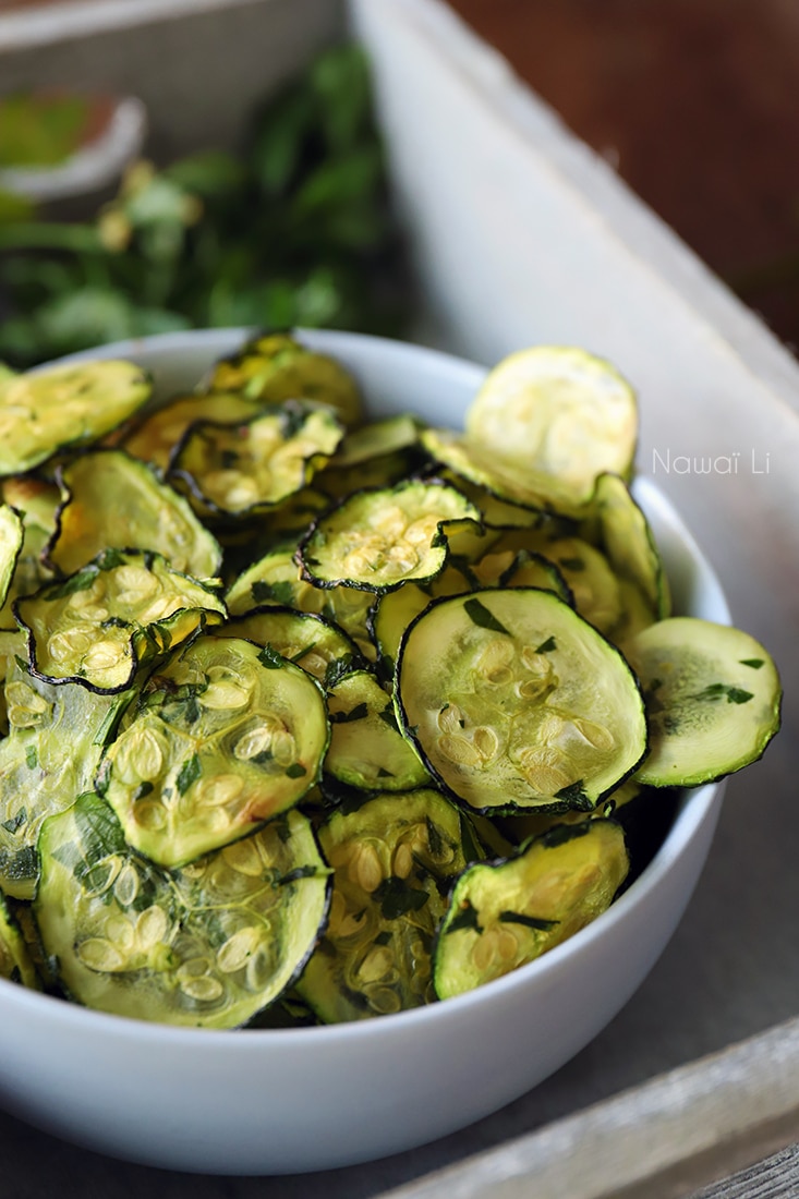 chips courgette