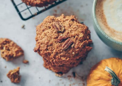 Cookies à l’avoine et courge épicée – Recette vegan et sans sucre raffiné