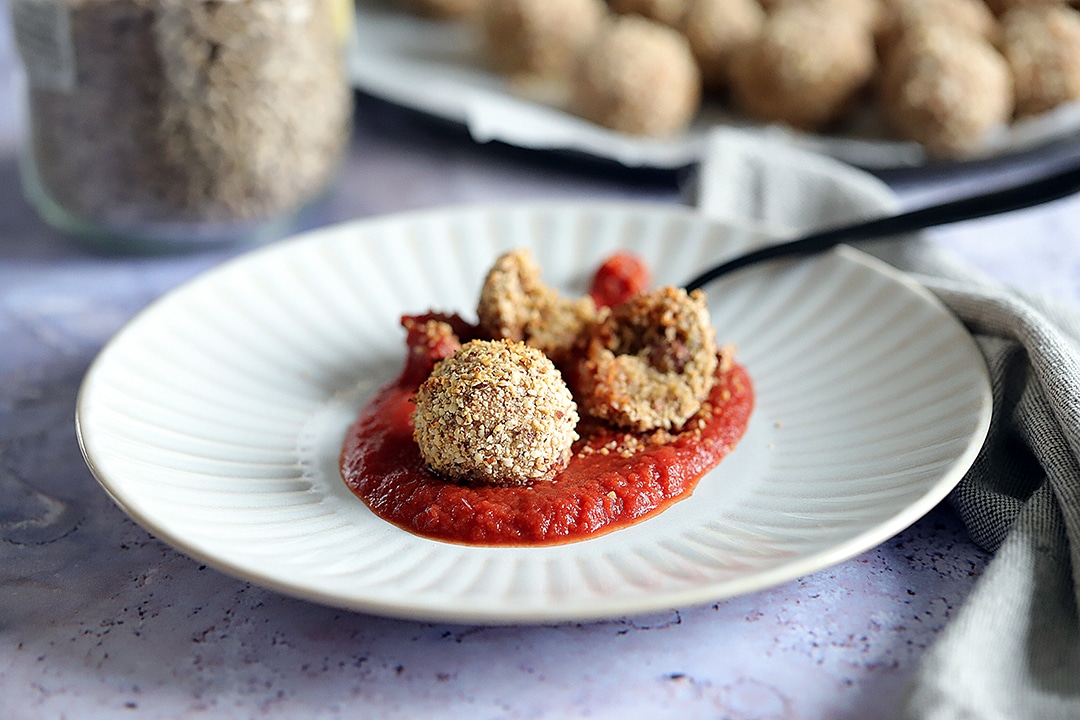 Boulettes de tofu fumé : Recette avec Sans Lait et Végétarienne avec du tofu  fumé et du soja léger